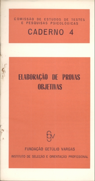 Elaboração de Provas Objetivas