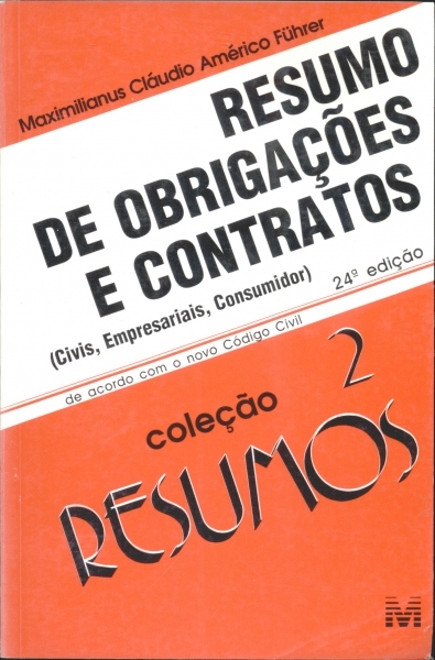 Resumo de Obrigações e Contratos