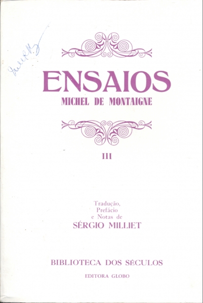 Ensaios: Livro III