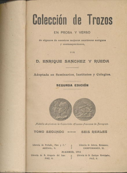 Colección de Trozos - En Prosa y Verso (Tomo segundo)