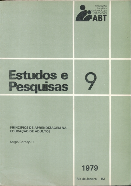 Estudos e Pesquisas - Princípios de Aprendizagem na Educação de Adultos, Vol. 9