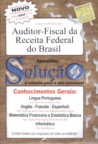 Concurso Auditor Fiscal da Receita Federal do Brasil (Manual de Estudo)