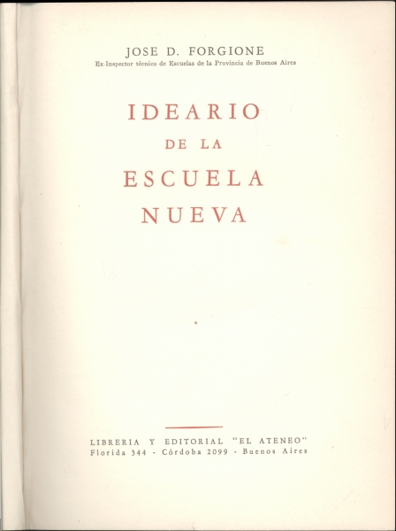 Ideario de la Escuela Nueva