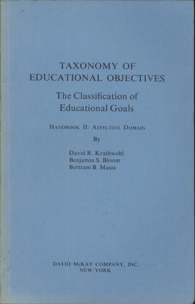 Taxonomy of Educational Objectives - Handbook II