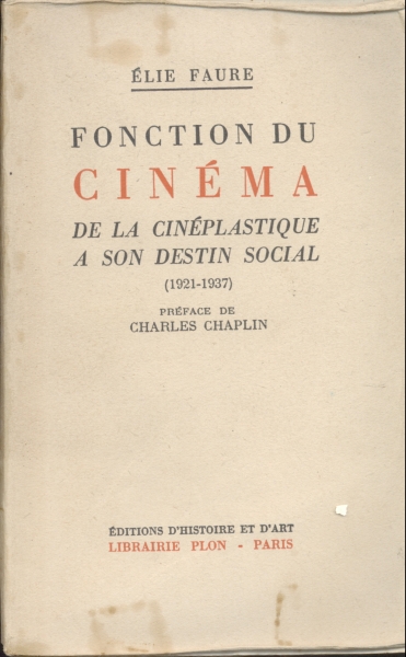 Fonction Du Cinéma de la Cinéplastique a Son Destin Social (1921 - 1937)