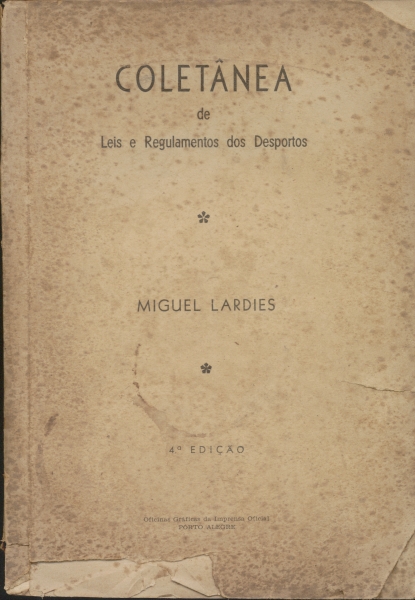 Coletânea de Leis e Regulamentos dos Desportos