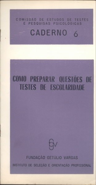 Como Preparar Questões de Testes de Escolaridade