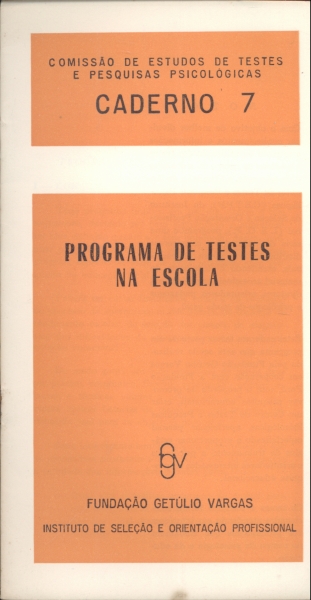 Programa de Testes na Escola