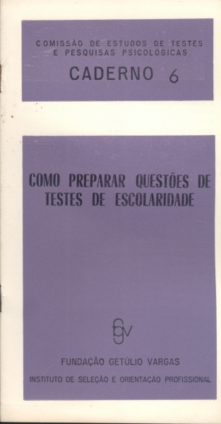 Como Preparar Questões de Testes de Escolaridade