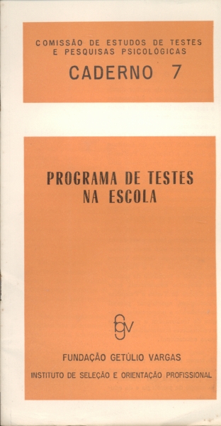 Programa de Testes na Escola