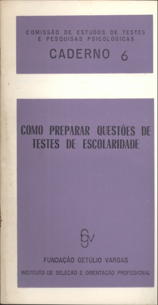 Como Preparar Questões de Testes de Escolaridade