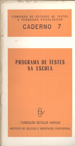 Programa de Testes na Escola