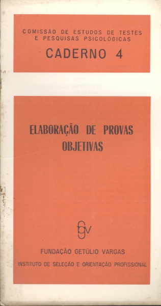 Elaboração de Provas Objetivas