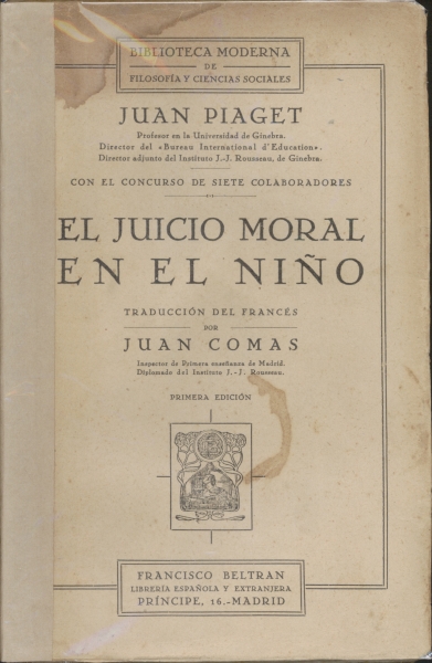 El Juicio Moral en el Niño