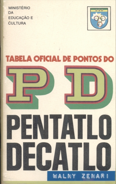 Tabela Oficial de Pontos do Pentatlo e Decatlo