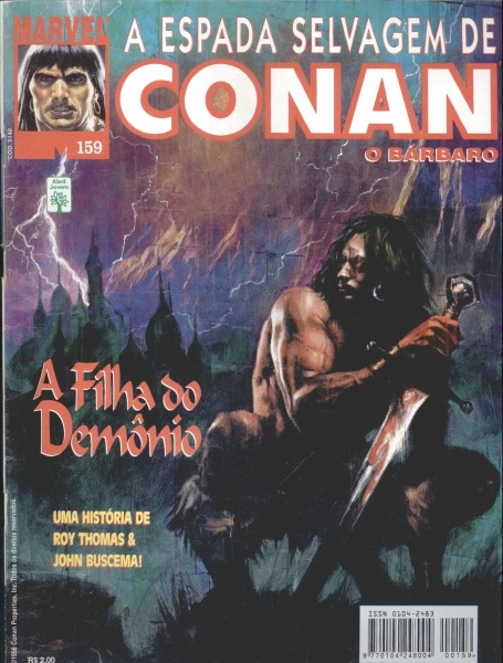 A Espada Selvagem de Conan, o Bárbaro (Nº 159)