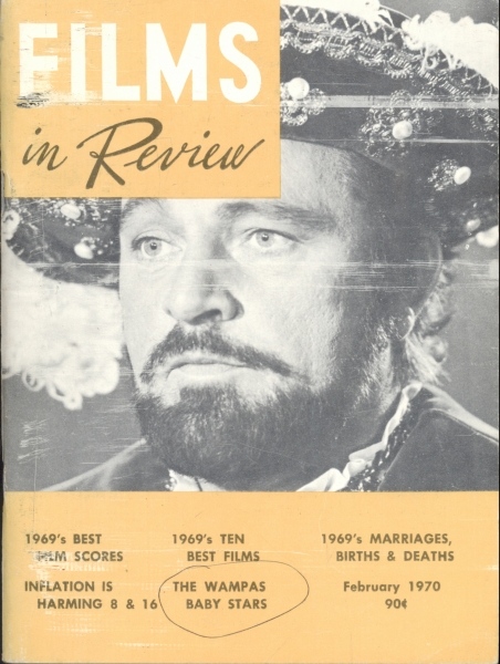 Films in Review, Vol. XXI, Nº 2, February 1970