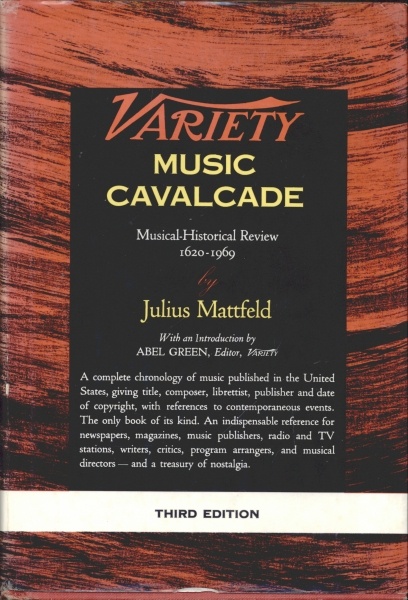 Variety: Music Cavalcade: Musical-Historical Review 1620-1969