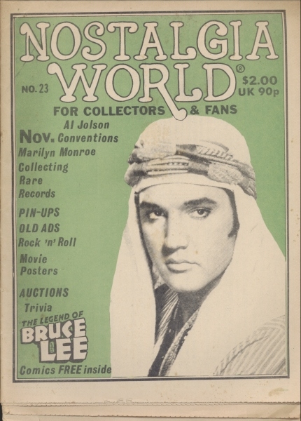 Nostalgia World for Collectors & Fans nº 23 Nov 1983