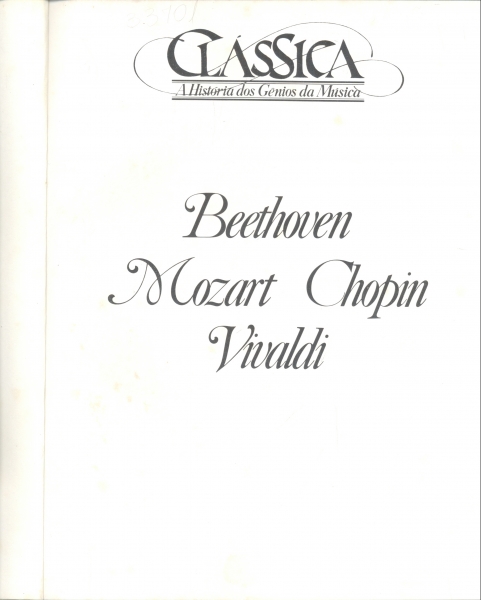 Beethoven Mozart Chopin Vivaldi