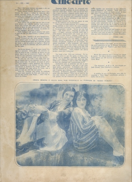 Cinearte - Ano II Número 95 - 1927