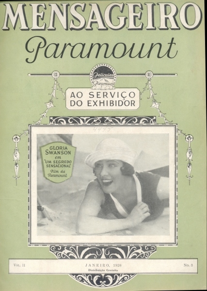 Mensageiro Paramount de Janeiro de 1926 à Dezembro de 1931
