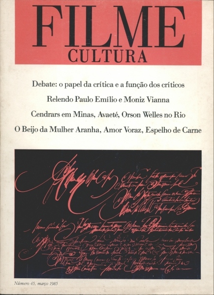 Revista Filme Cultura - Número 45 Abril 1985