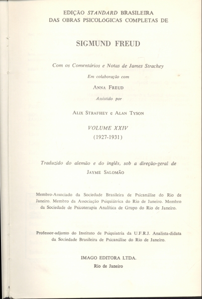 Índices e Bibliografias Volume XXIV (1927 - 1931)