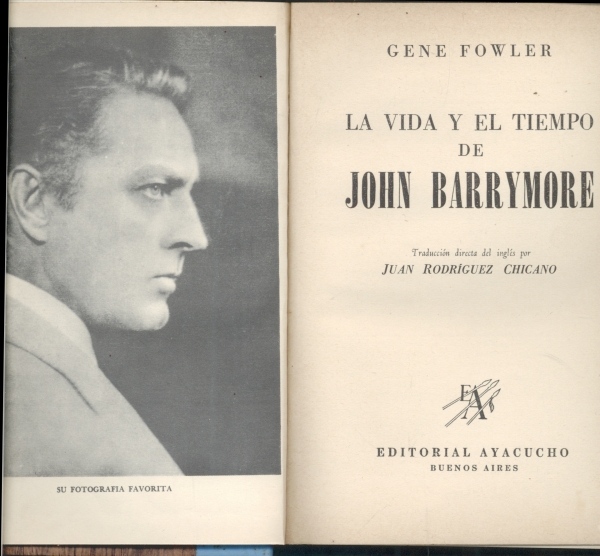 La Vida y el Tiempo de John Barrymore