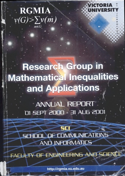 Research Group in Mathematical Inequalities and Applications