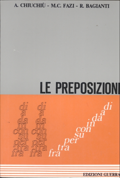 Le Preposizioni