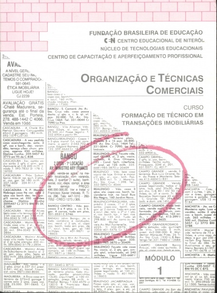 Organização e Técnicas Comerciais