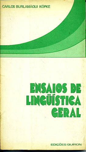 ENSAIOS DE LINGÜÍSTICA GERAL