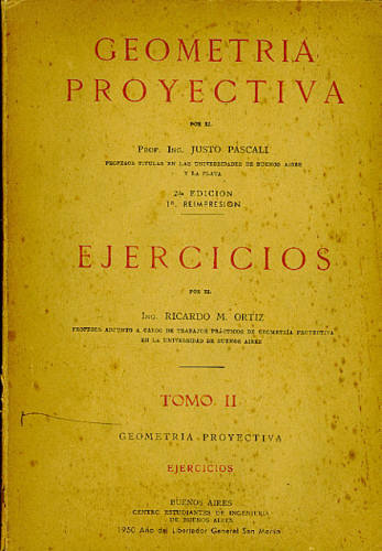 GEOMETRIA PROYECTIVA/ EJERCICIOS (TOMO II)