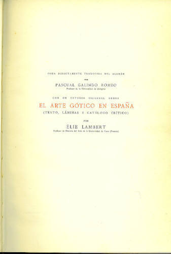 ARTE GÓTICO