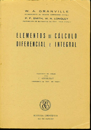 ELEMENTOS DE CÁLCULO DIFERENCIAL E INTEGRAL