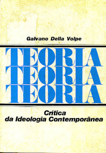 CRÍTICA DA IDEOLOGIA CONTEMPORÂNEA