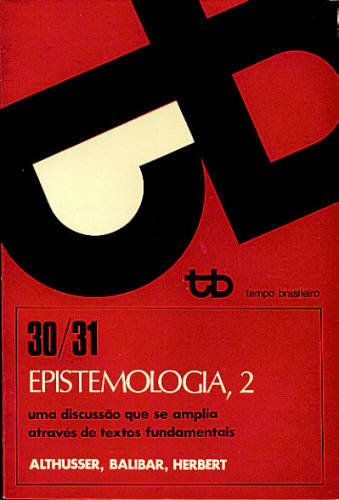 TEMPO BRASILEIRO - Nº 30/31: EPISTEMOLOGIA, 2