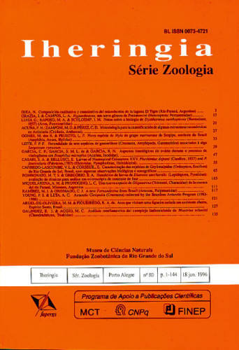 IHERINGIA Nº 80 - SÉRIE ZOOLOGIA