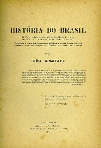 HISTÓRIA DO BRASIL.