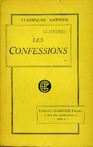 LES CONFESSIONS (VOLUMES I, II, E III)