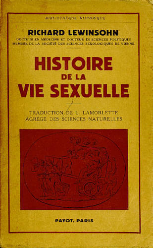 HISTOIRE DE LA VIE SEXUELLE