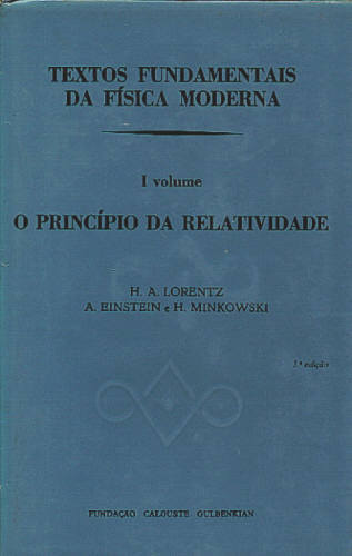 O PRINCÍPIO DA RELATIVIDADE
