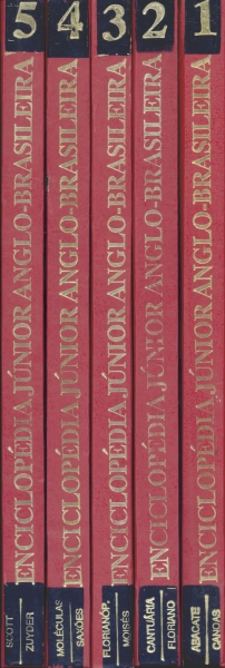 Enciclopédia Júnior Anglo-Brasileira (Em 5 volumes)