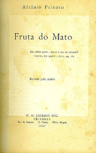 FRUTA DO MATO