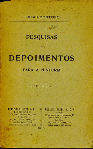 PESQUISAS E DEPOIMENTOS PARA A HISTÓRIA