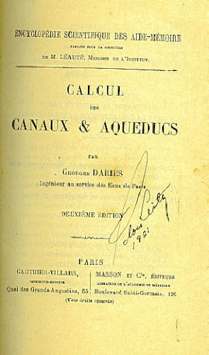 CALCUL DES CANAUX & AQUEDUCS