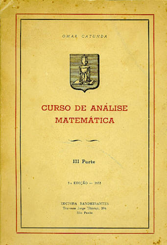 CURSO DE ANÁLISE MATEMÁTICA (III PARTE)
