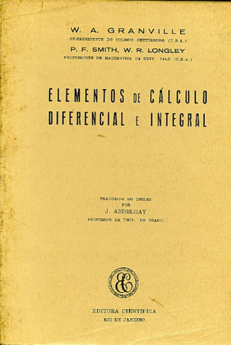 ELEMENTOS DE CÁLCULO DIFERENCIAL E INTEGRAL