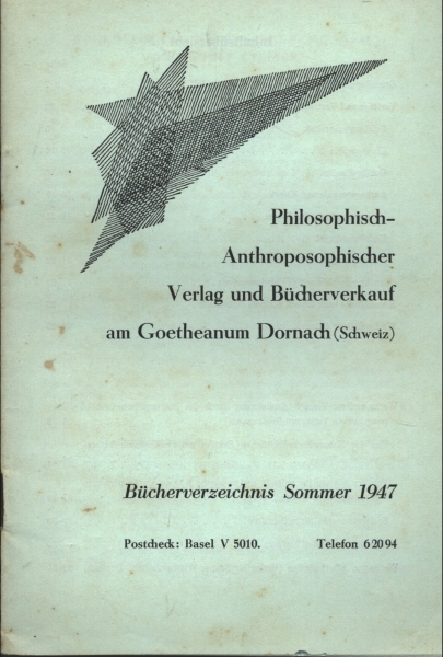 Philosophisch-Anthroposophischer Verlag und Bücherverkauf am Goetheanum, Dornach (Schweiz)